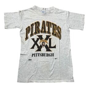 Vintage 90s Pittsburgh Pirates Small Shirt Salem Sportswear 1990 Baseball Single